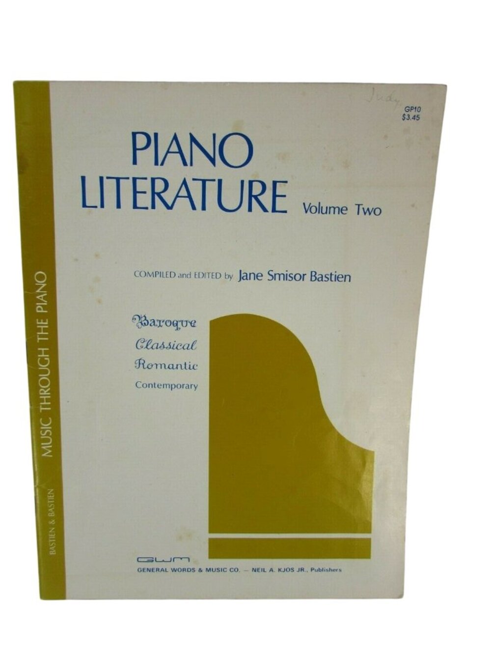 Piano Literature Volume Two Sheet Music Bastien 31935